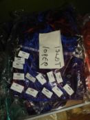 *Ten Iridescent Purple/Red Chair Bows