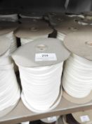 *Four Rolls of Cream Elasticated Ribbon