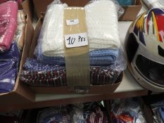 *Ten Knitted Woolen Scarves