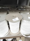 *Four Rolls of Cream Elasticated Ribbon