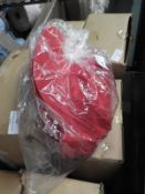 *Box of 10 Red Baseball Caps