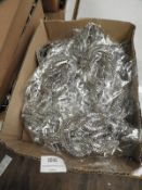 *100 Chrome & Diamante Buckles