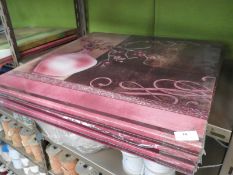 *Three Unframed Canvas Prints