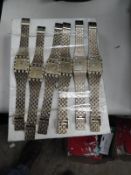 *Ten Yellow Metal Decorative Fashion Watches