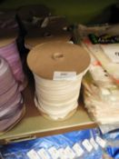 *Four Rolls of Cream Elasticated Ribbon