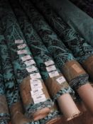 *25m Roll of Frisco Disco Fabric (Green & Black)