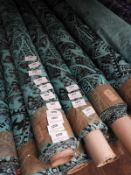 *25m Roll of Frisco Disco Fabric (Green & Black)