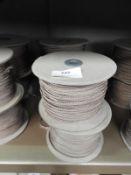 *Four 150m Rolls of Beige Braid Edging