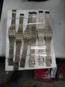 *Ten Yellow Metal Decorative Fashion Watches