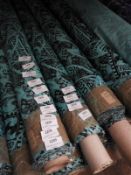 *25m Roll of Frisco Disco Fabric (Green & Black)