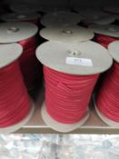 *Four Rolls of Red Elasticated Ribbon