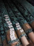 *25m Roll of Frisco Disco Fabric (Green & Black)