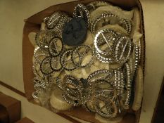 *100 Chrome & Diamante Buckles