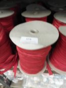 *Four Rolls of Red Elasticated Ribbon