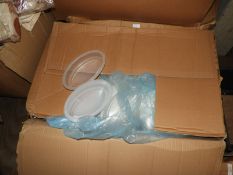 *450 Oval Microwaveable Dishes