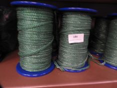 *Four Rolls of Green & Silver Braid