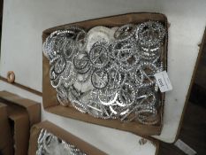 *100 Chrome & Diamante Buckles