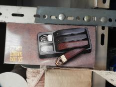 *Six 12-Way Leather Belt Sets