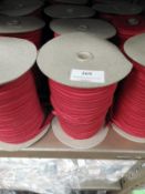 *Four Rolls of Red Elasticated Ribbon