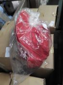 *Box of 10 Red Baseball Caps