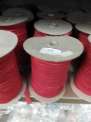 *Four Rolls of Red Elasticated Ribbon