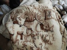 *Roll of Printed Fur Fabric