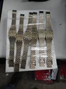 *Ten Yellow Metal Decorative Fashion Watches