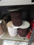 *Three Rolls of Assorted Elasticated Ribbon