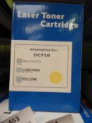 *Laser Toner Cartridges Model: OC710 Colour: Yello