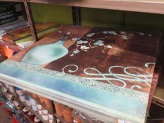 *Three Unframed Canvas Prints