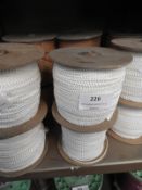 *Four Rolls of Cream Braid Edging