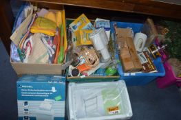 Three Boxes of Retro Kitchenware and Modern Items