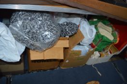 Three Boxes and a Case of Wool and Knitting Needle