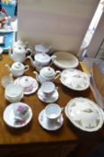 Assorted China Including Part Tea Set and Tureens,