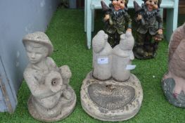 Mini Birdbath and a Water Feature