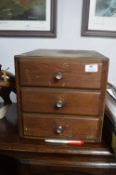 Small Pine Three Drawer Chest