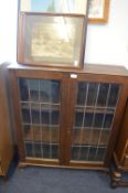 Leaded Glass Bookcase