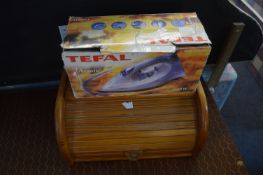 Bread Bin and Tefal Iron