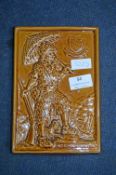 Robinson Crusoe Ceramic Plaque Hull Artist Replica