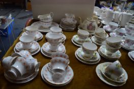 Two Part Pottery Tea Services by Dorchester