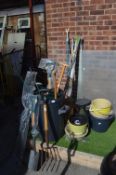 Garden Tools, Watering Can, Bucket, etc.