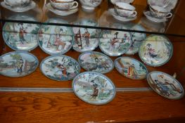 Twelve Japanese Wall Plates