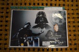 Original Star Wars Trilogy Signed Photograph - Dav