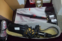 Remington Silk Curling Wand and a Toni & Guy Waver