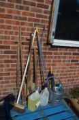 Garden Tools, Pressure Washer, etc.