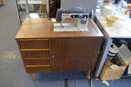Seamstress Electric Sewing Machine in Cabinet