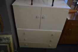 White Bedroom Three Drawer Storage Cupboard
