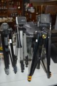 Three Photography Tripods