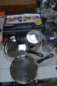 Stainless Steel Cookware Set, Storage Canisters, C