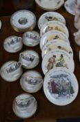 Wedgwood Wall Plates, Street Sellers, and Part Bla